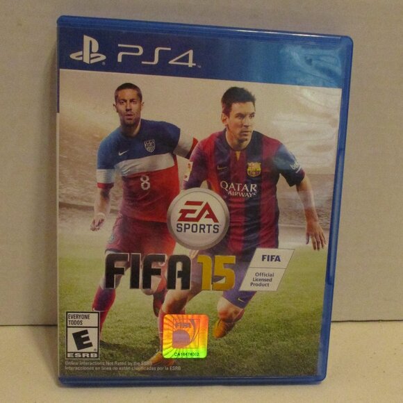 FIFA 2015 EUC Playstation 4 EA Sports Red White Blue Graphic Soccer Video Game - Picture 1 of 6